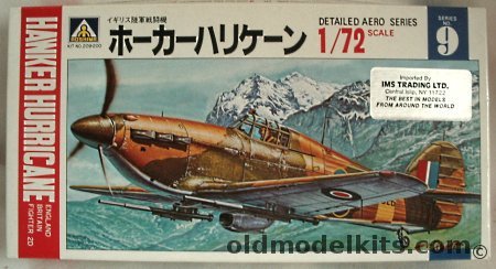 Aoshima 1/72 Hawker Hurricane IID RAF, 209-200 plastic model kit